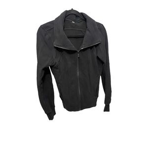 Lululemon women’s black full zipper jacket - size 10